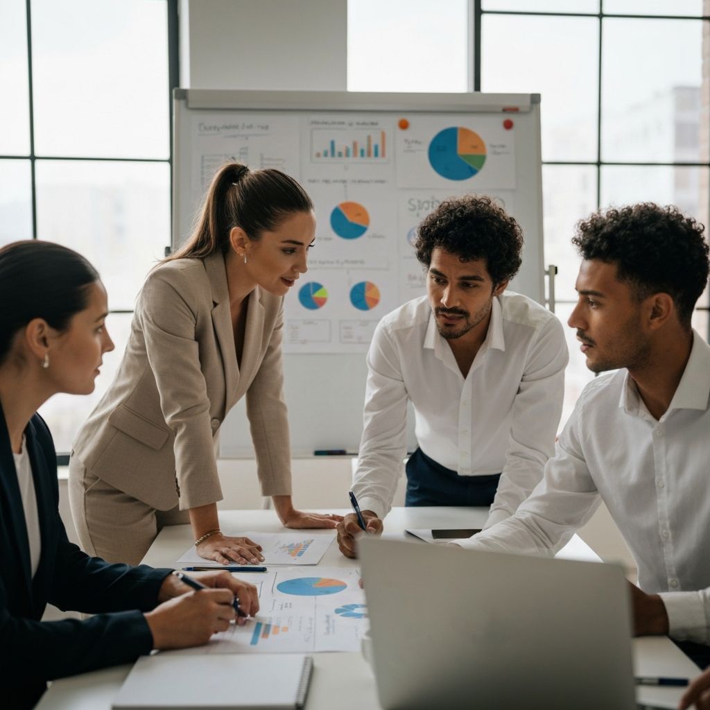 Professional team collaboration